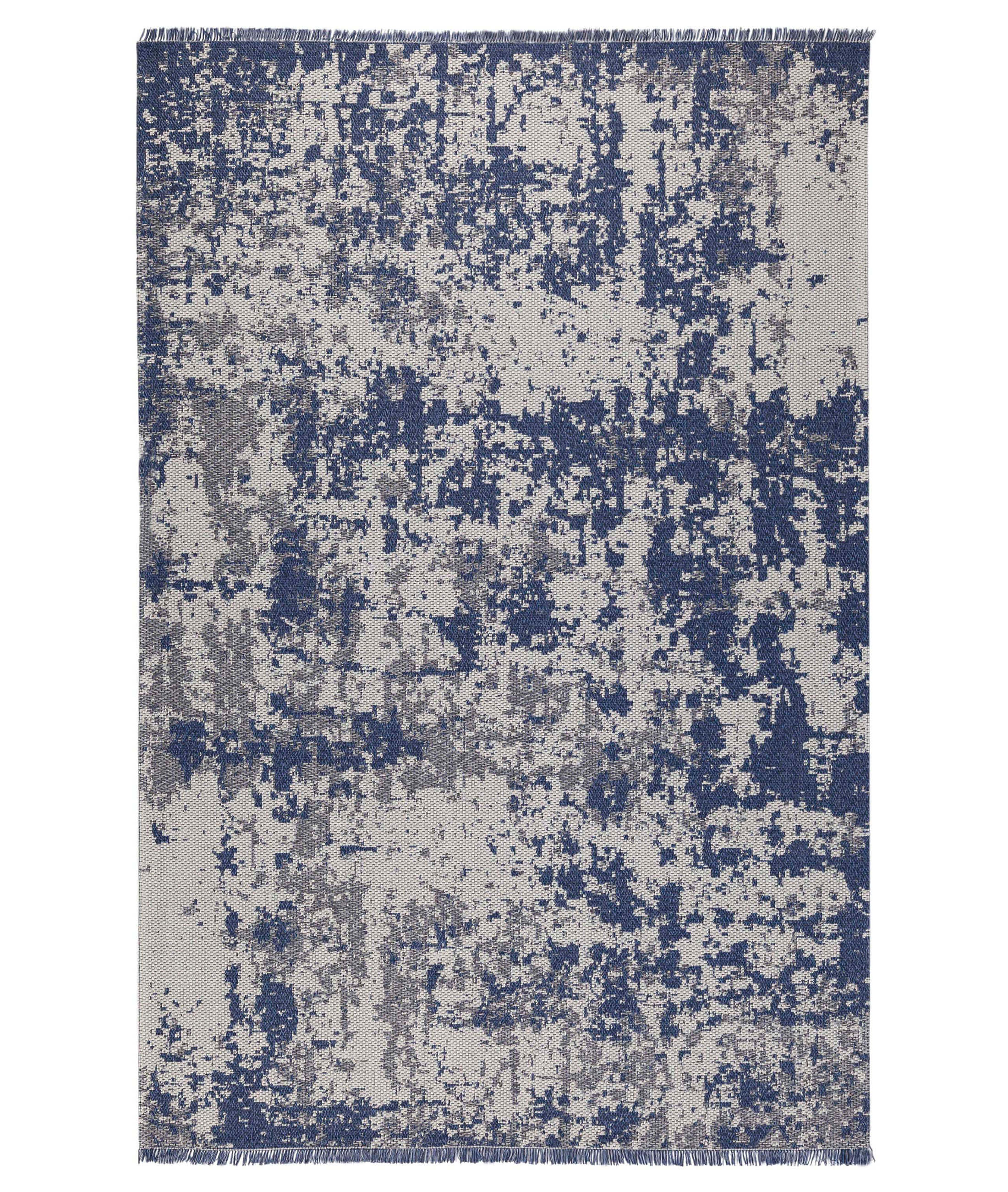 Casa Cotton Navy Anthracite Carpet B2694A